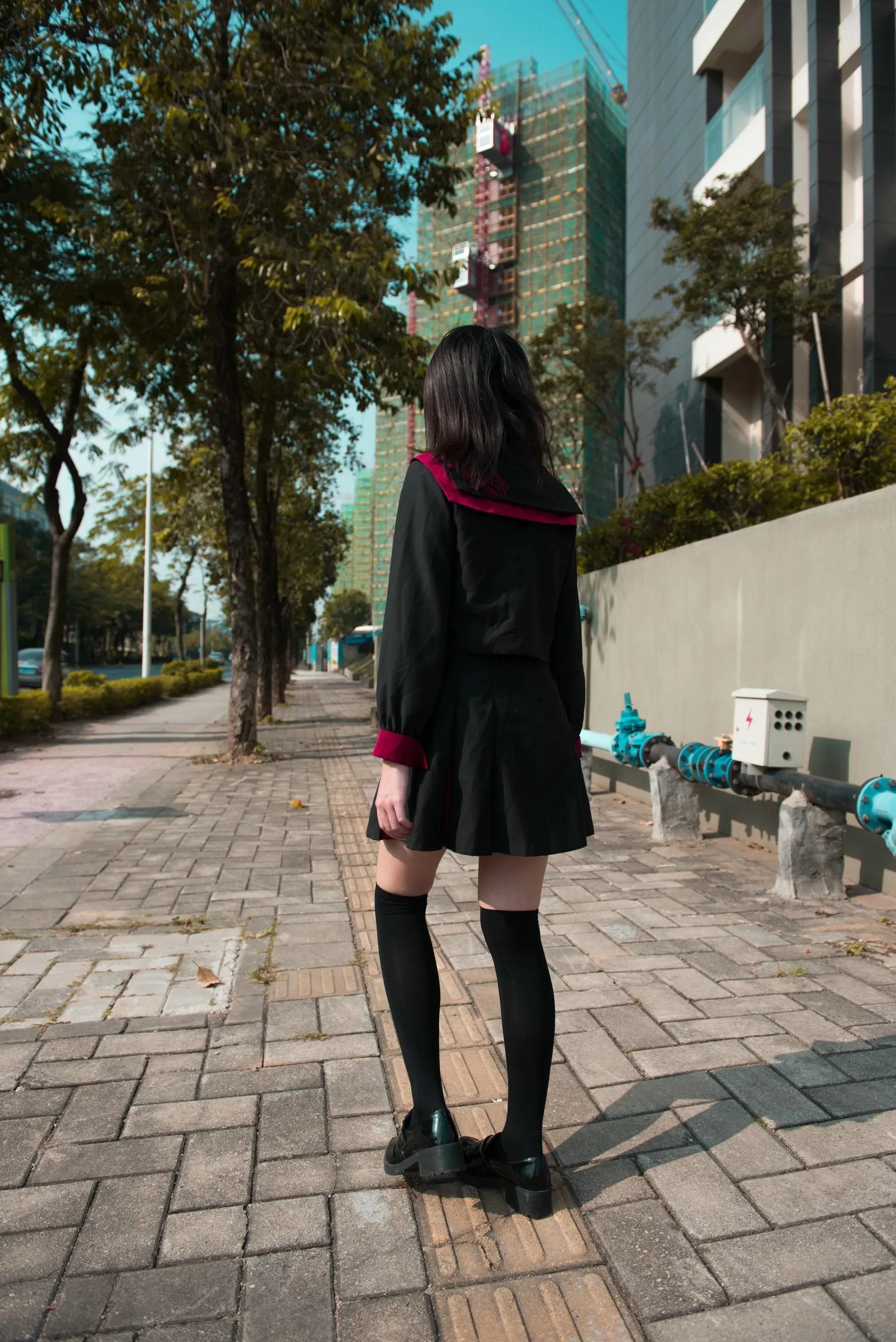 [魔镜街拍] NO.141 活力美术生JK美少女 [288P]插图8